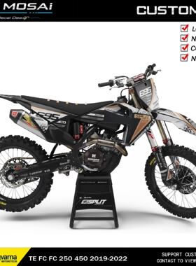 适用于 HUSQVARNA TE FE TC  250 2020-2023开禧胡思瓦娜贴花贴纸