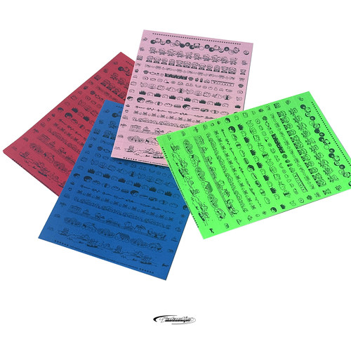 银河信差GalacticMessenger 荧光昭和标签贴拉条贴纸古早装饰手账