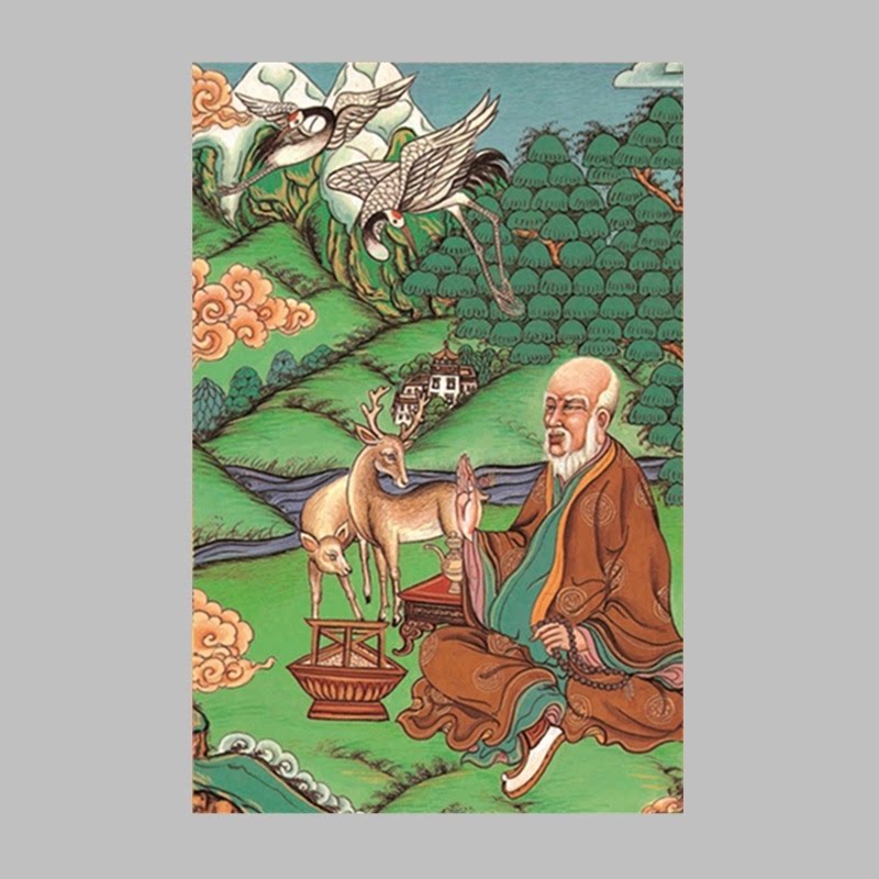 西藏长寿图钻石画满钻新款客厅藏族民族特色六长寿钻石绣老人仙鹤