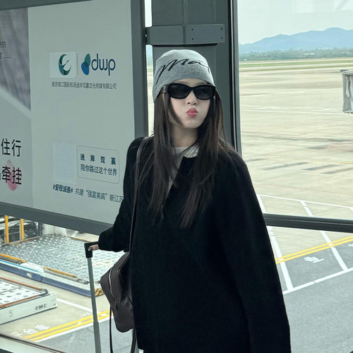 大头围针织帽子女款套头2026新款