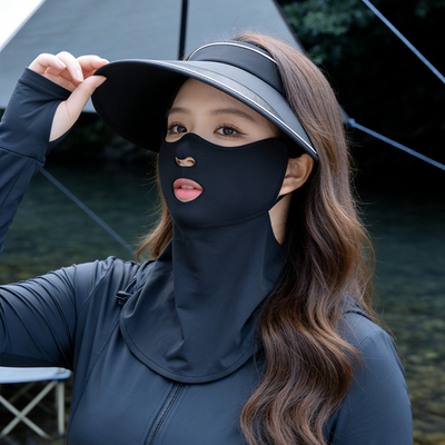 女士夏季大檐防晒防紫外线登山帽