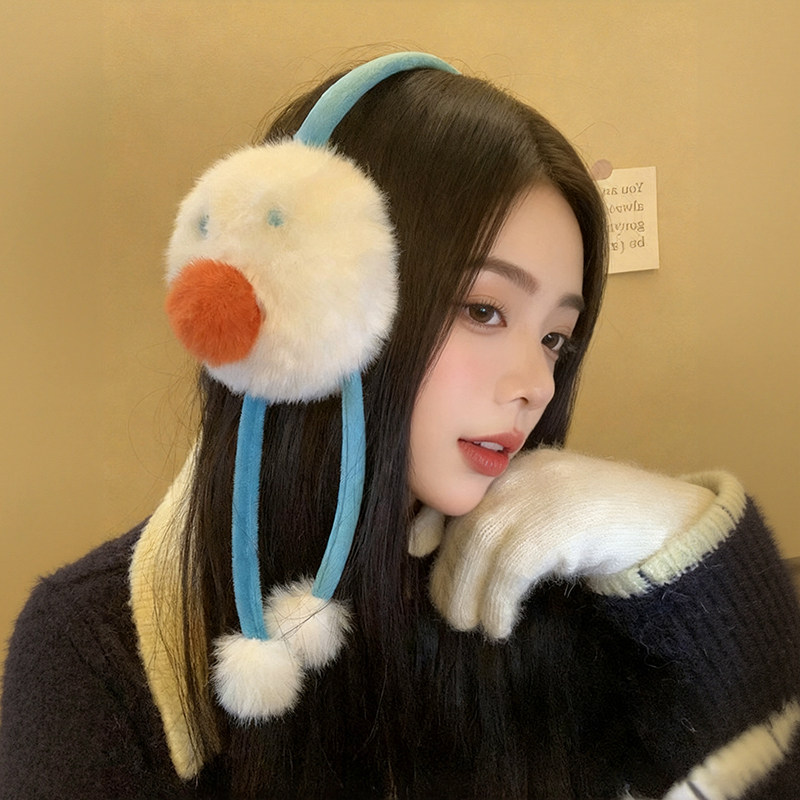 韩版可爱雪人【毛绒耳罩】