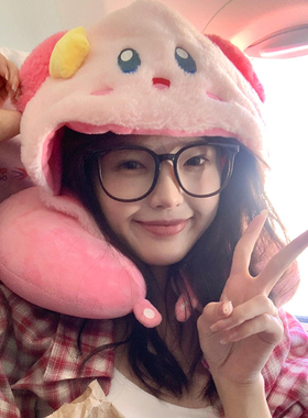 【甜美可爱】星之卡比可爱u型枕