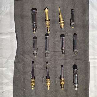 BY提拉分水换向阀芯 带弹簧铜暗装入墙式浴缸龙头分水器切换阀