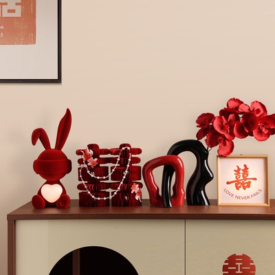 结婚礼物轻奢高档客厅电视柜摆件