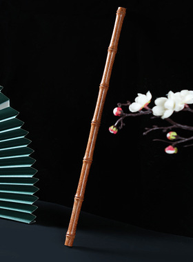 檀木竹节小木棍手工制作天然实木质棍子小教鞭手把件教鞭短棍圆棍