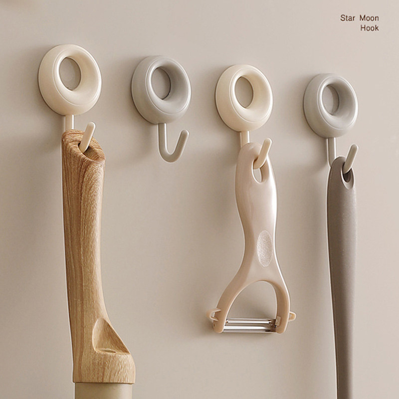 奶油风挂钩强力无痕粘钩壁挂免打孔门后厨房粘钩帽子毛巾挂衣钩,家庭/个人清洁工具,粘钩,淘宝优惠券,粉丝福利购,淘宝优惠卷