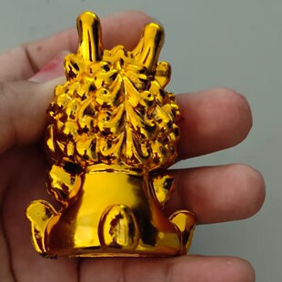 新款 扮小摆件扮料龙折塔装 饰材D秋配饰龙装 塑小金料IY材料包中装