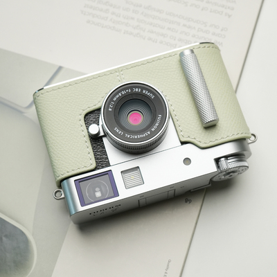 Mrstone相机保护套适用富士X-Half相机皮套壳xhalf手柄底座配件