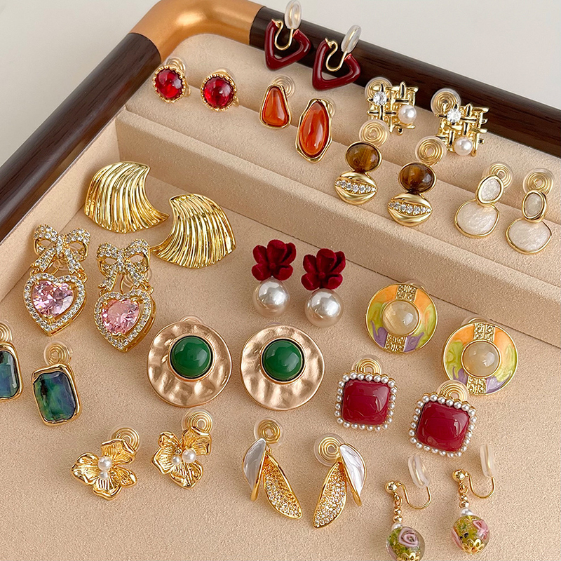 随视觉无耳洞福音耳夹镀18K真金