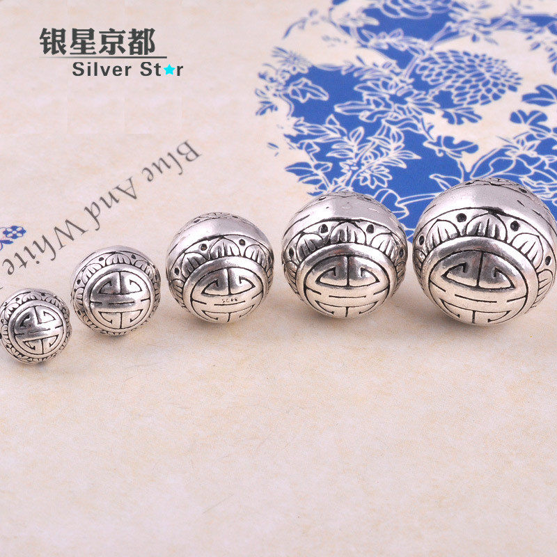 S925 Sterling Silver DIY Thai Silver parts Gods tee Loose bead manual weave self-control Jewelry Bracelet Material Sciencein the Accessories/Fashion Jewelry,  DIY Fitting , Other DIY Jewelry Accessories  category - from Buy2taobao.com to provide professional Taobao agent buy service