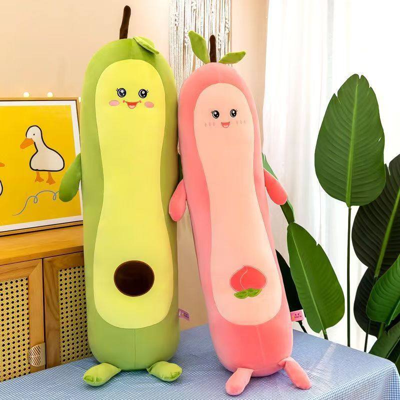 牛油果抱着长条抱枕睡觉夹腿神器可拆洗毛绒玩具公仔床上可爱超软,居家布艺,抱枕被,淘宝优惠券,粉丝福利购,淘宝优惠卷