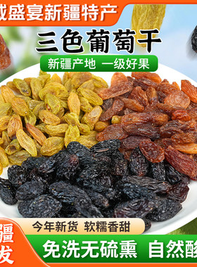 【新疆三色葡萄干】袋装黑加仑