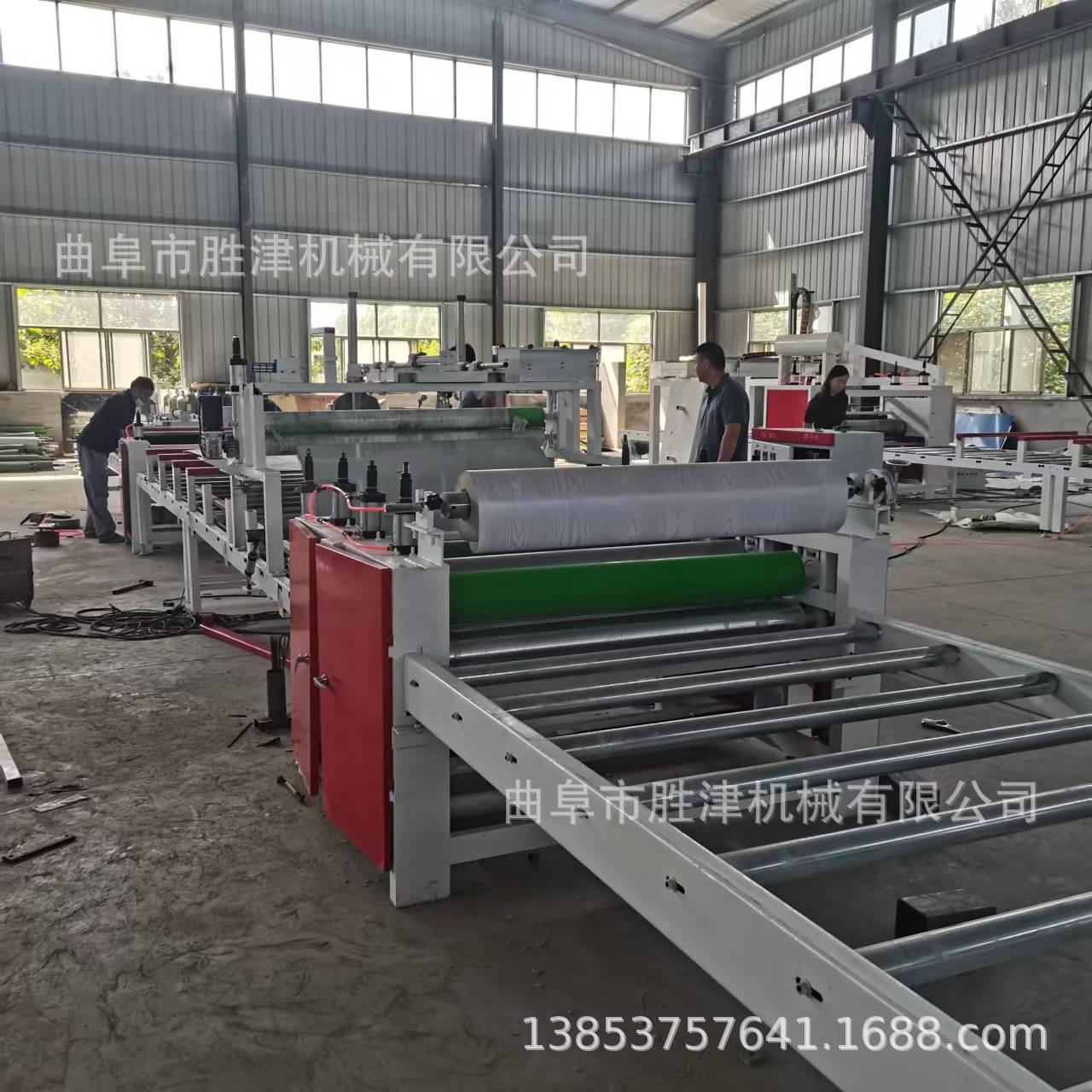 全自动防火板覆膜机木饰面板冷胶贴面机木工涂胶自动修边平贴机