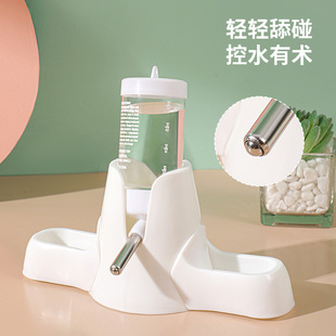 仓鼠专用自动饮水器滚珠防漏立式水壶家用宠物持续供水易安装