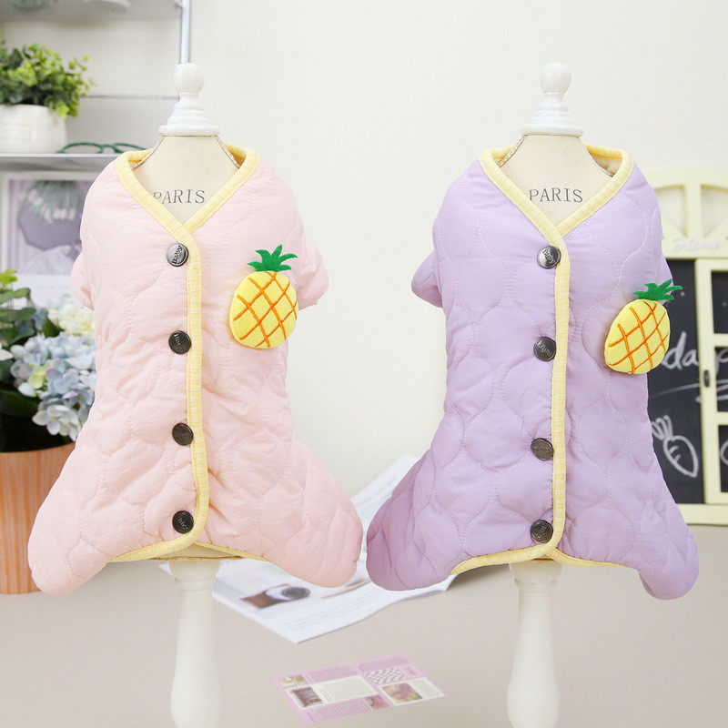 宠物狗狗秋冬新款四腿棉衣菠萝图案22号小型犬加厚保暖衣服,宠物/宠物食品及用品,狗宠物服装/雨衣,淘宝优惠券,粉丝福利购,淘宝优惠卷