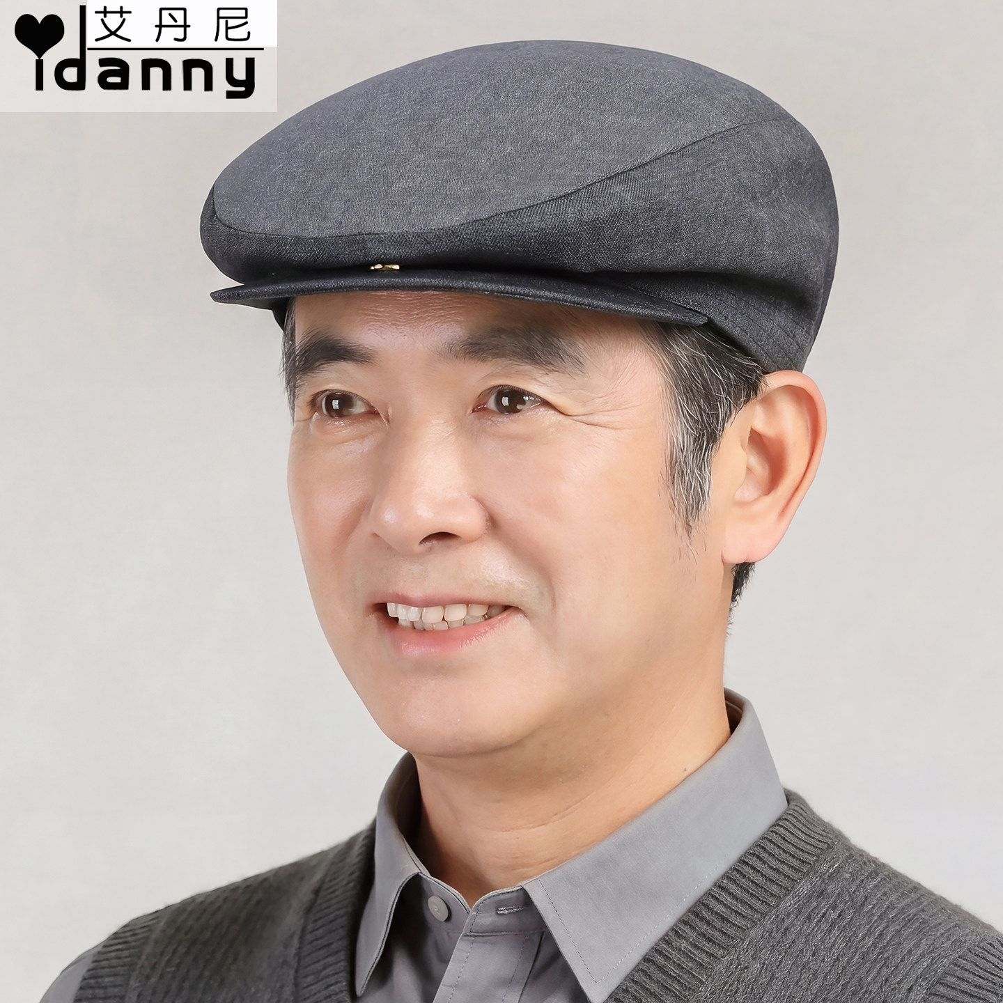 中老年人前进帽老人复古鸭舌帽图片