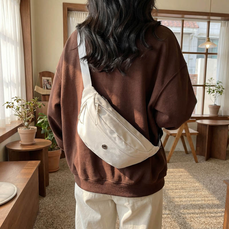 春夏新款腰包女小斜挎包运动骑行胸前包女式单肩挎包潮轻便