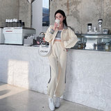现货奶杏色套装2C187-82205-P140-K198，女装套装/套裙，2C187