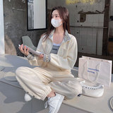 现货奶杏色套装2C187-82205-P140-K198，女装套装/套裙，2C187