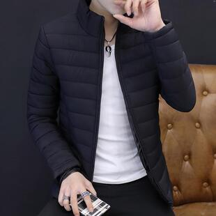 男士外套冬季棉衣潮流青年夹棉棉袄韩版修身短款学生立领大码棉服
