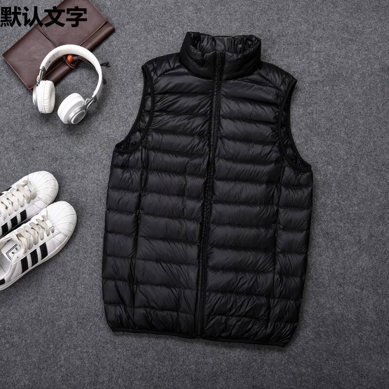 冬季新款轻薄款加绒马甲男士棉背心保暖加厚运动短款马夹外套