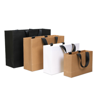 纸袋定做 服装纸袋礼品袋子定制 手提袋包装袋印刷螺纹绳购物袋子