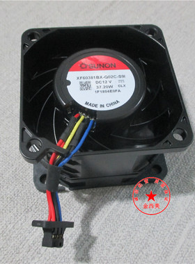 XF60381BX-Q02C-S9I 6CM 12V 37.20W sunon服务器风扇全新