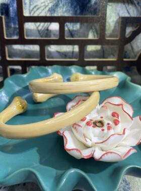 西藏野生无节情侣配饰鸡血藤手镯
