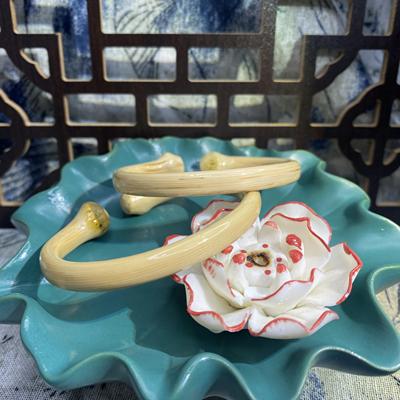 西藏野生无节情侣配饰鸡血藤手镯