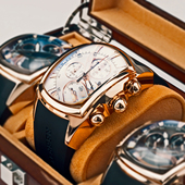 瑞夫泰格男士 酒桶形时尚 潮流石英表运动夜光防水日历男表RGA3069