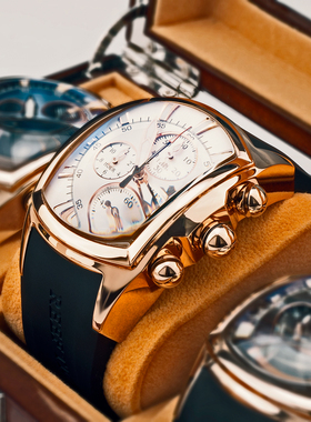 瑞夫泰格男士酒桶形时尚潮流石英表运动夜光防水日历男表RGA3069