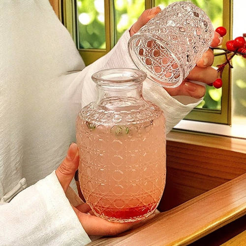 大容量水杯家用冷水壶套装玻璃杯