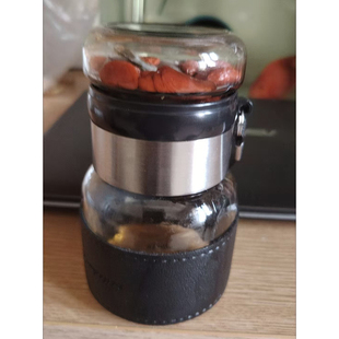 水杯女ins高颜值墩墩玻璃杯透明泡茶杯便携式随手杯防烫杯子