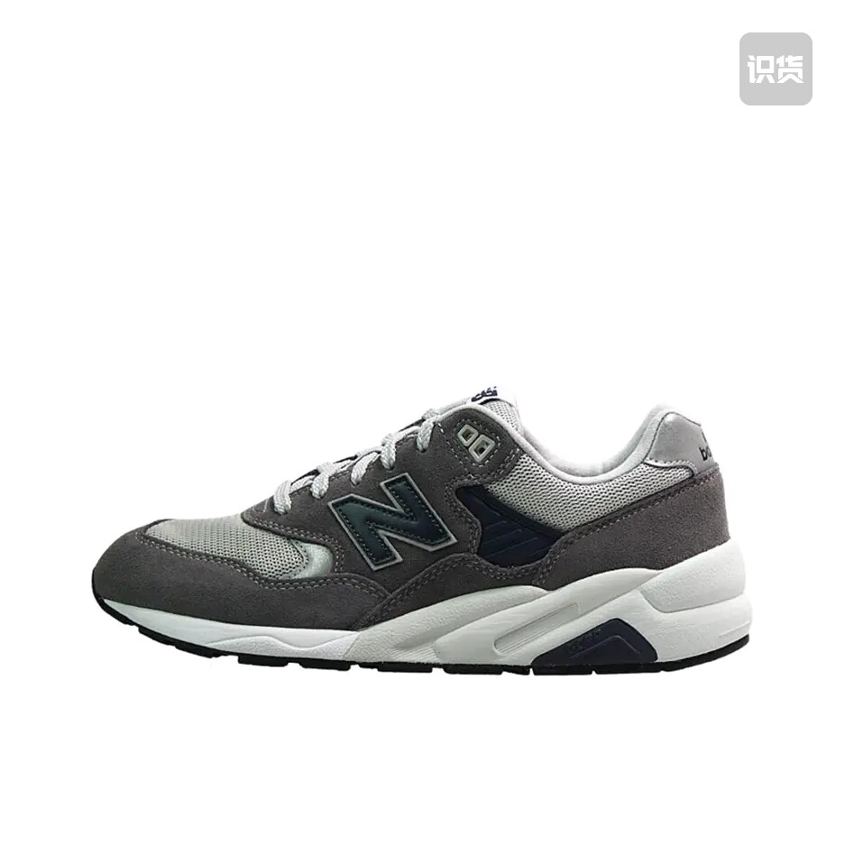 New Balance 580 潮流复古 运动休闲鞋 狼灰/白CMT580CA山东ls仓