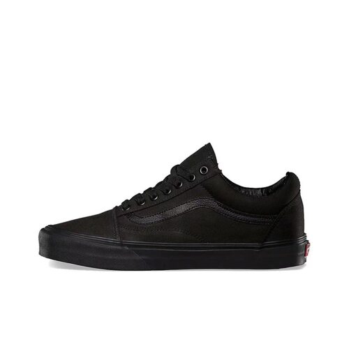 Vans Old Skool 帆布低帮 男女同款 黑色 VN000D3HBKA 温州QL仓