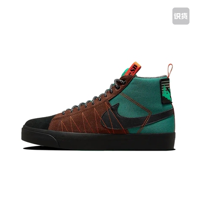 Nike SB Blazer Zoom 滑板鞋 板鞋 绿色/黑色DC8903-300山东ls仓