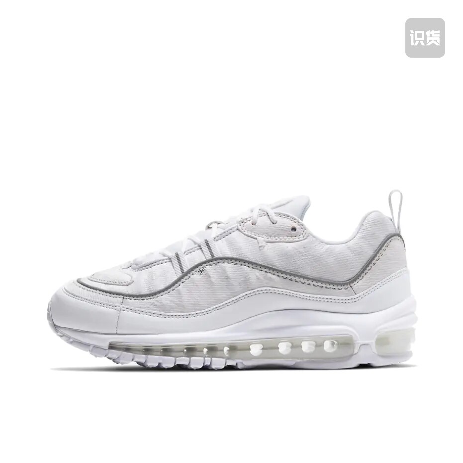 Nike Air Max 98 跑鞋 潮流复古 白色/撕撕乐CJ0634-101山东ls仓
