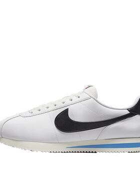 Nike Classic Cortez 阿甘鞋 白色/黑色/蓝色DM4044-100山东ls仓