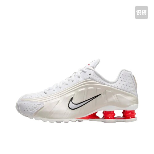 Nike Shox R4 跑鞋 气柱弹簧气垫 女款/乳白色AR3565-103山东ls仓