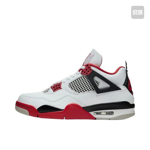 Air Jordan 4 运动休闲鞋 舒适缓震 火焰红DC7770-160山东ls仓