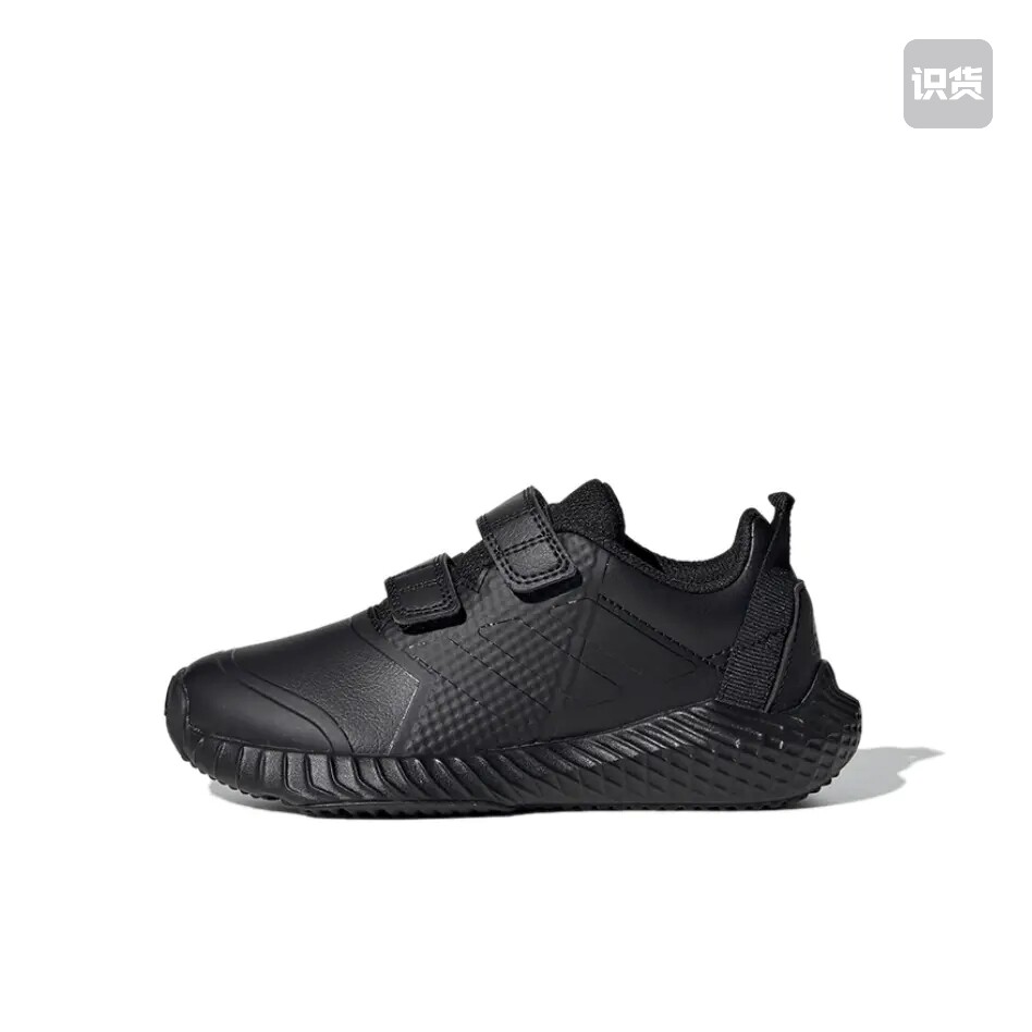adidas Fortagym 耐磨软底 运动 童鞋 小童/黑色G27203山东ls仓