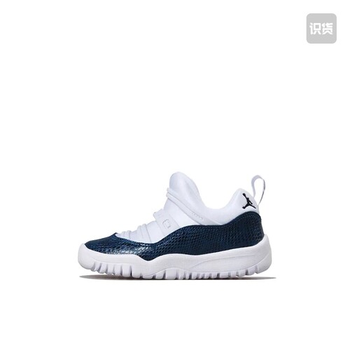 Air Jordan 11 Retro 婴童/弹性绑带/蓝蛇纹BQ7102-102山东ls仓