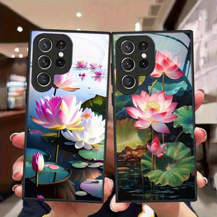 SamsungS25ultra适用26plus三星S24FE手机壳23+22加21u玻璃A56莲花M55女54男53case20高级感17苹果16外14硬15