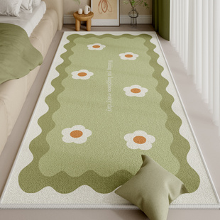 卧室床边地毯免洗可擦轻奢高级感加厚客厅地毯沙发茶几毯房间地垫