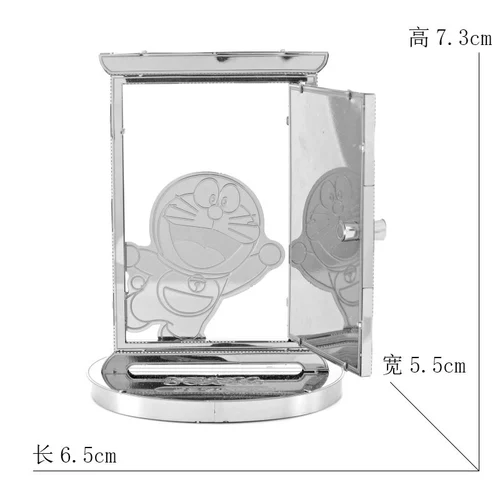 Цельнометаллическая трехмерная головоломка, конструктор, DIY, в 3d формате, Дораэмон