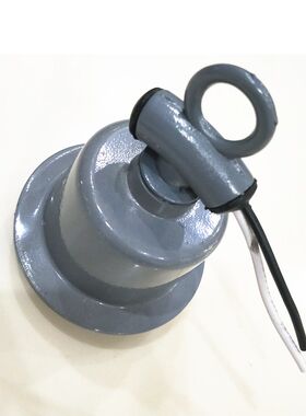 螺口工矿灯底座陶瓷阻燃灯座吊环十字灯头铸铁灯头E27E40吊环灯头