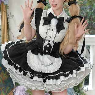 浆果执事山楂浆果Lolita十周年女仆托胸裙 单拍页面 二团定金