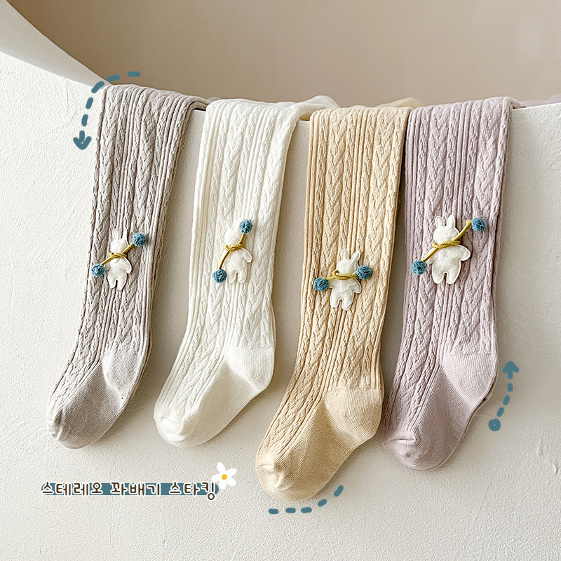 宝宝连裤袜春秋季纯棉打底袜大pp女童打底裤外穿洋气婴儿连脚裤袜,童装/婴儿装/亲子装,儿童袜子(0-16岁),淘宝优惠券,粉丝福利购,淘宝优惠卷