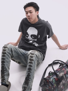 KCUF 黄泥重磅水洗牛仔 黄泥骨头牛仔